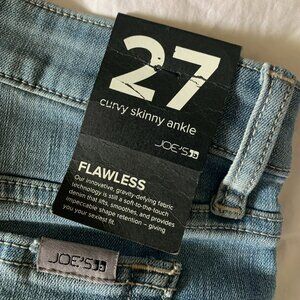 Joe's  Flawless Curvy Skinny Ankle Jeans Size 27 NWT